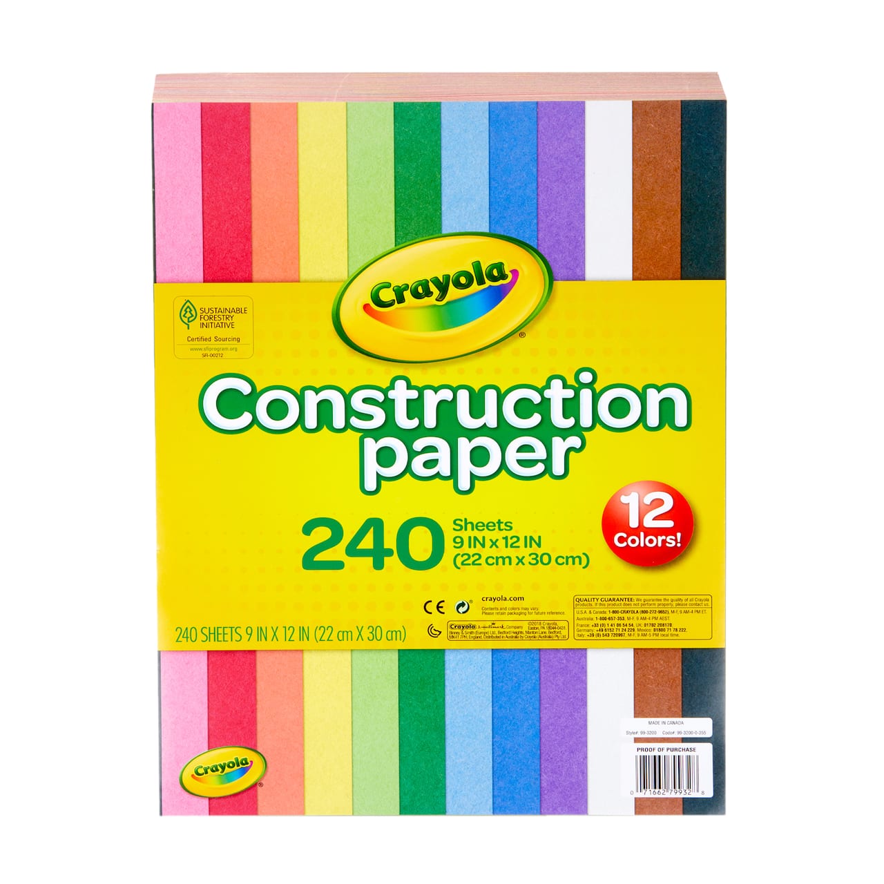 Crayola&#xAE; Construction Paper, 240ct.